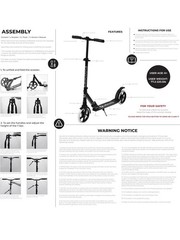 LaScoota Kick Scooter for Kids Ages 6+, Teens & Adults, Large 8″ Sturdy Ureth…