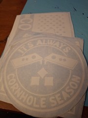 cornhole vinyl decals