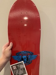 Powell Peralta 10 in x 30 in Vallely Elephant Skateboard Deck – Red