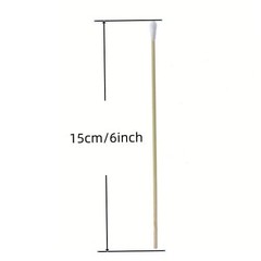RIKWOG 200 Pcs Cotton Swabs, 6 Inch Long Ear Buds with Extra Long Wooden Handle