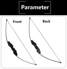 40Lbs Archery Recurve Bow Takedown Longbow Right Hand for Hunting Target Practic