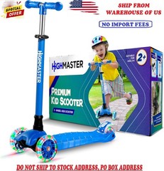 Kids Scooter – 3 Wheel Kick Scooter for Children and Toddlers – Adjustable