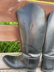Effingham Boot 1000M Womens Size 9 E Black Pull On 18 Inches Bond Boot Company