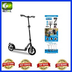 Extra-Wide Kick Scooter with Front Suspension – 264 lbs Max Load Capacity