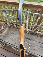 Vintage Damon Howatt Hunter Recurve Archery Bow AMO 62” 65# Right Handed Martin