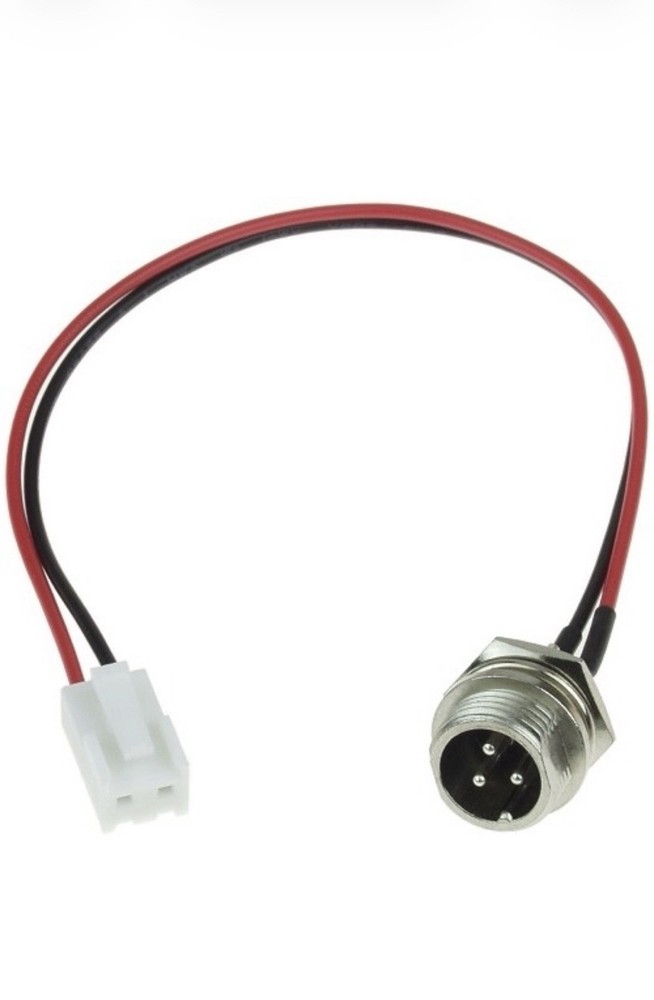 3 Pin 2 Prong 2 Wire (Mini) Hoverboard Charging Port for Scooter Charger Cable