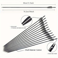 51″ Recurve Bow and Arrow Set 30/40Lbs Takedown Right Bow 30″ Fiberglass Arrows