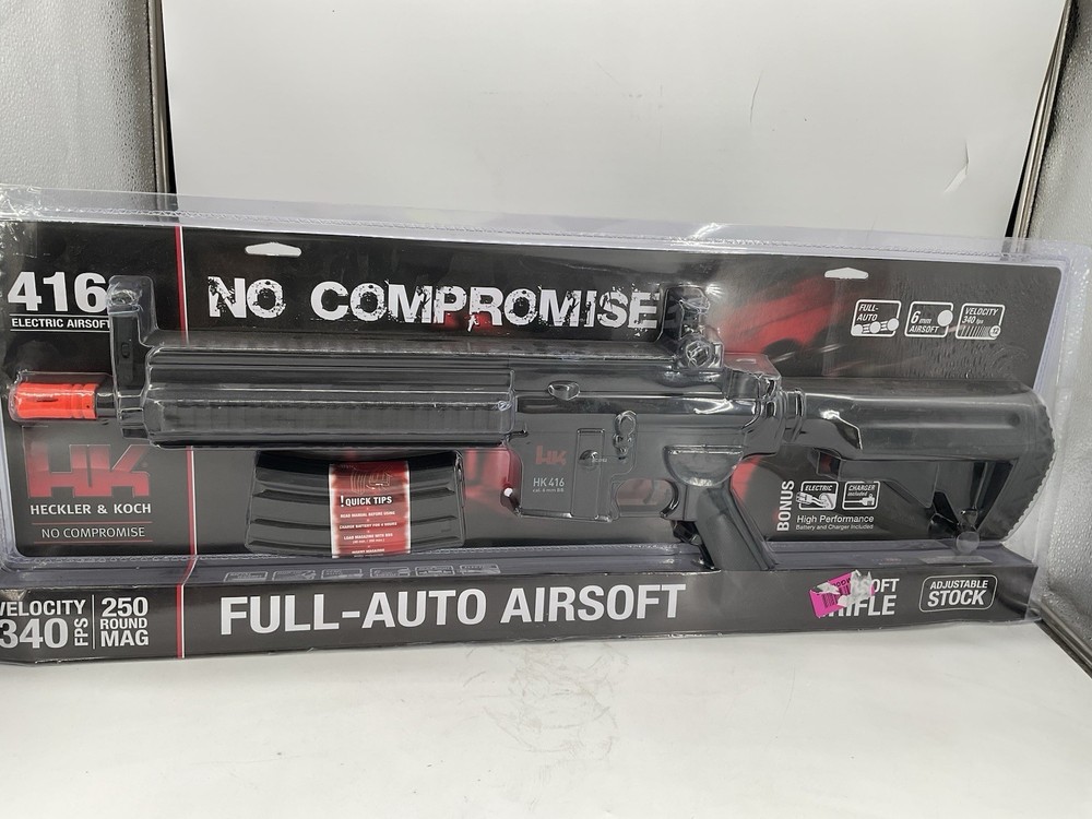 Umarex HK Heckler & Koch HK416 AEG 6mm Rifle Airsoft w/ Full Auto 360 FPS (A120)
