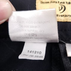 Devon-Aire Equestrian Horseback Riding Pants Womens 32 Black Colorblock