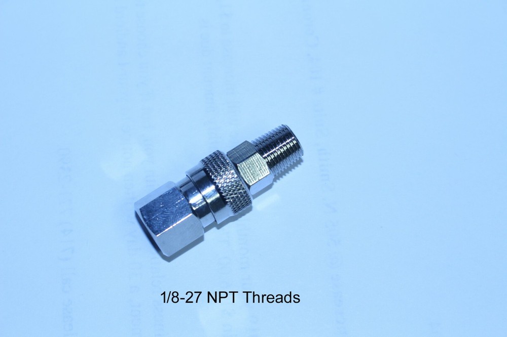 P&W High Pressure Quick Disconnect Set 1/8″ NPT Female Threads Open Flow 3002