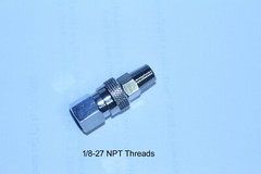P&W High Pressure Quick Disconnect Set 1/8″ NPT Female Threads Open Flow 3002