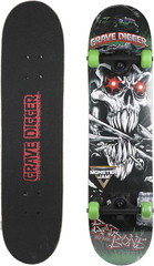 Monster Jam 31 Inch Skateboard, 7-Ply Maple Desk Skate Board for Cruising, Carvi