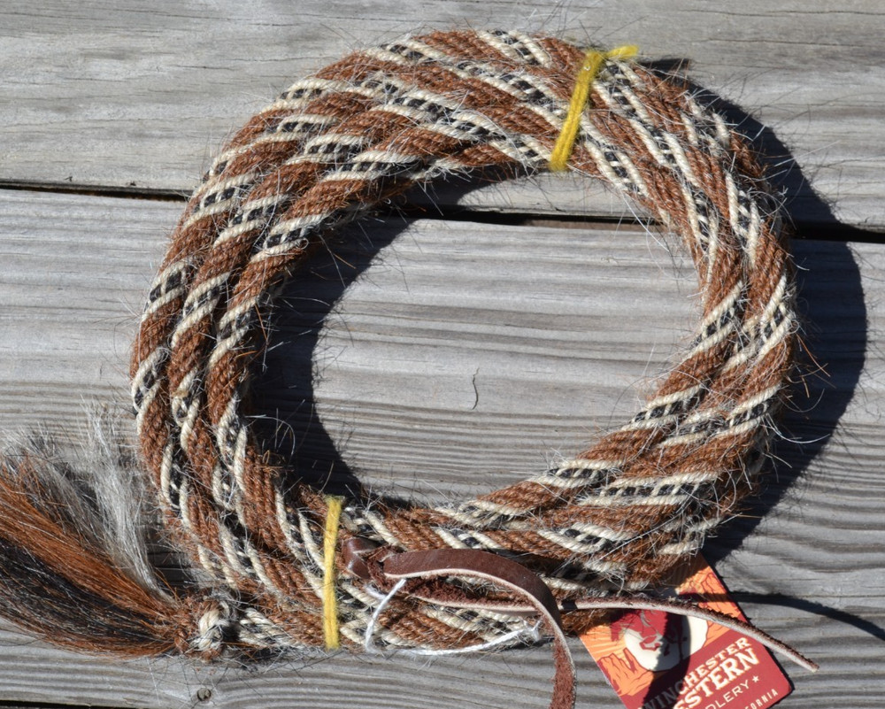 Jose Ortiz 3/8″ Mane Hair Get Down Rope 6 x 16′ – Chestnut, White, Black & White