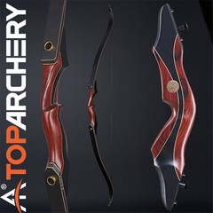 Archery Traditional Hunting 60″ Takedown Recurve Bow Set Wooden Longbow 30-50lbs