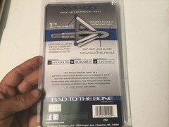 ⭐ NEW ⭐ 1 pack ⭐ Muzzy 3 BLADE Trocar 100 Grain Archery Hunting Fixed Broadhead⭐