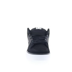 DC Pure Mid ADYS400082-BKO Mens Black Nubuck Skate Inspired Sneakers Shoes