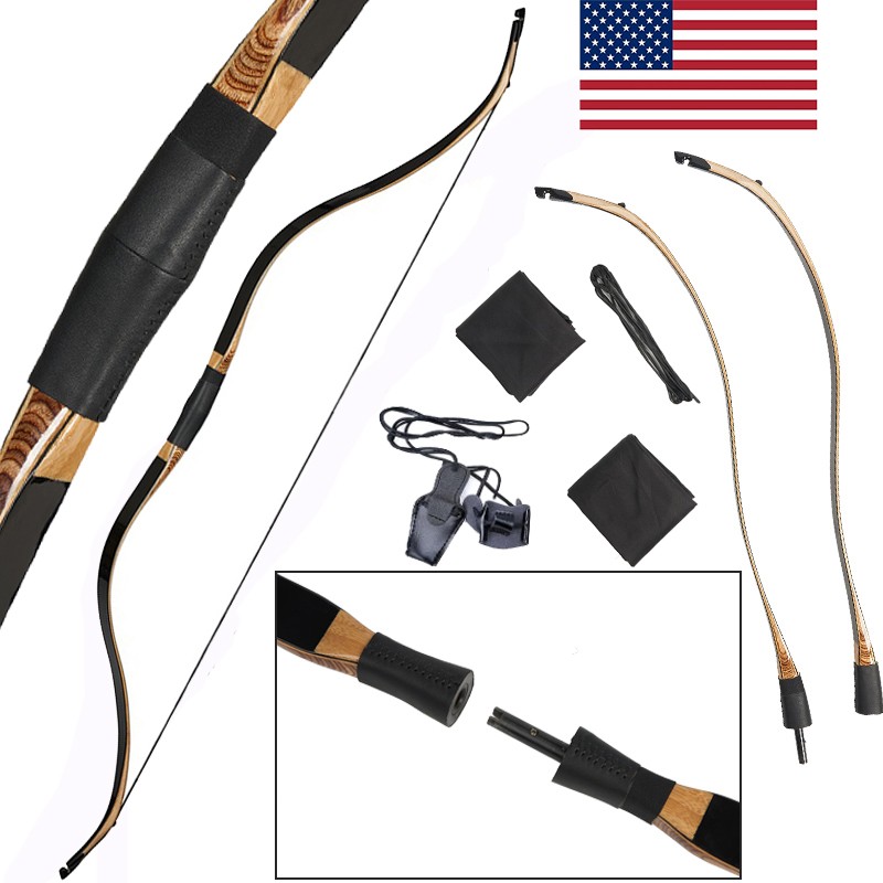Handmade Archery 52″ Takedown Recurve Bow Traditional Bow Hunting Target 20-50LB