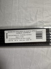 Carbon Express Maxima RED Badlands 350 Spine Shafts – 12 Pack (New) (D)
