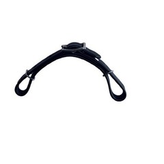 Horse Curb Strap Adjustable Oiled Leather Showman Fits Minis Standard Sizes