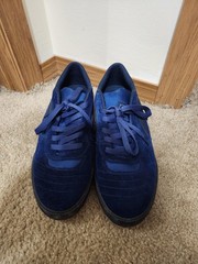 Lakai Cambridge Skate shoes. (Monochrome Blue)