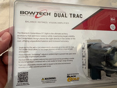 New Bowtech Centermass Dual Trac 2 Pin Archery Sight RH 12200R
