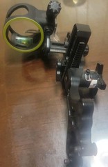 CBE Tactic Right Hand 1-Pin Fixed Compound Bow Sight Black/Green