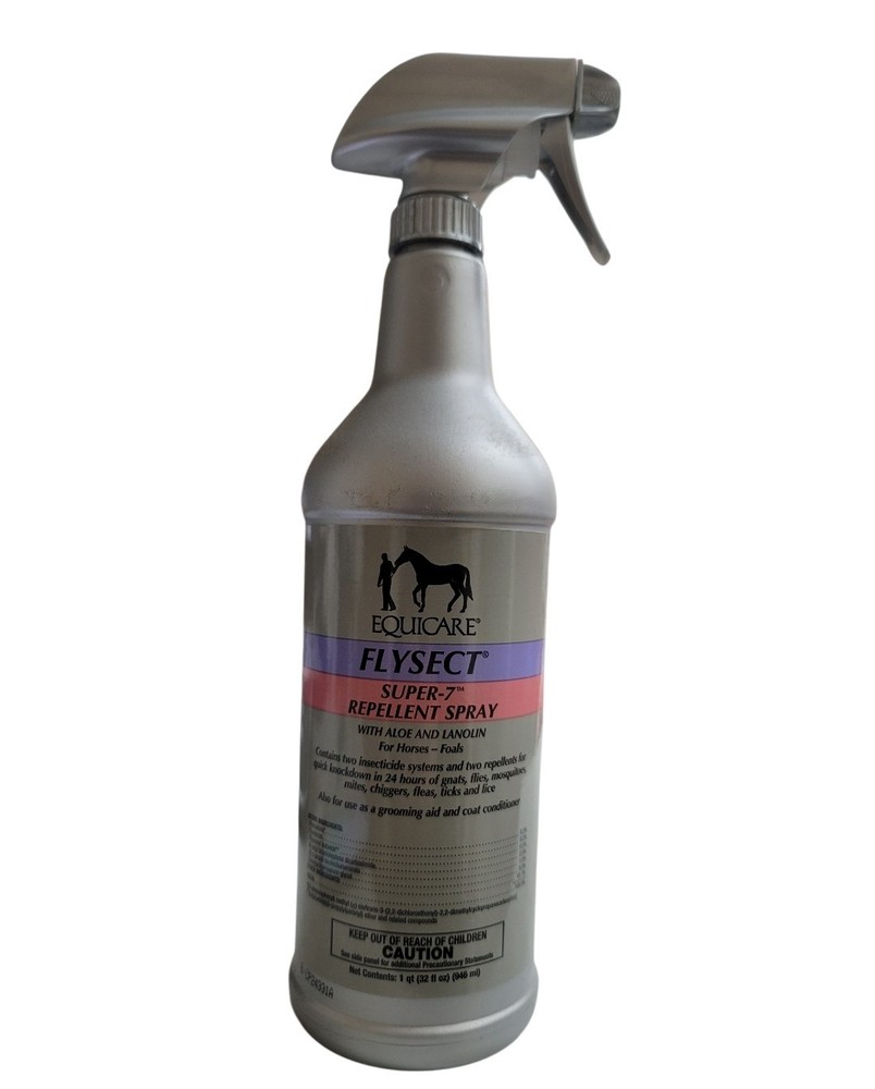 Equicare Flysect Super-7 Repellent Fly Spray 32 Oz