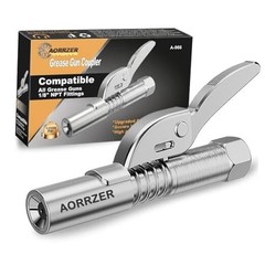 Grease Gun Coupler, Strong Lock on Grease Couplers, 12000 PSI High 1 PC