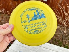 1988 (Innova Mold) (One of a Kind) Patent Disc Golf Innova Frisbee 91 Mold #6200