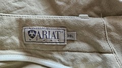 Ariat Sport Womens Riding Breeches 36L Beige Tan Equestrian Pants 36 Waist GUC
