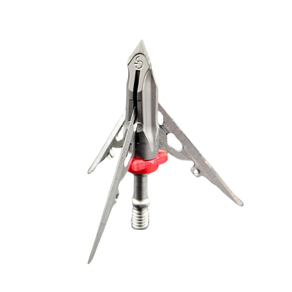 G5 Megameat 3-Blade Expandable Broadheads | 3-Pack | 100/125 Grains | Razor S…