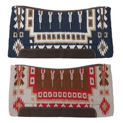 Showman 36″ x 34″ Sundown Wool Top Saddle Pad w/ Memory Felt Bottom