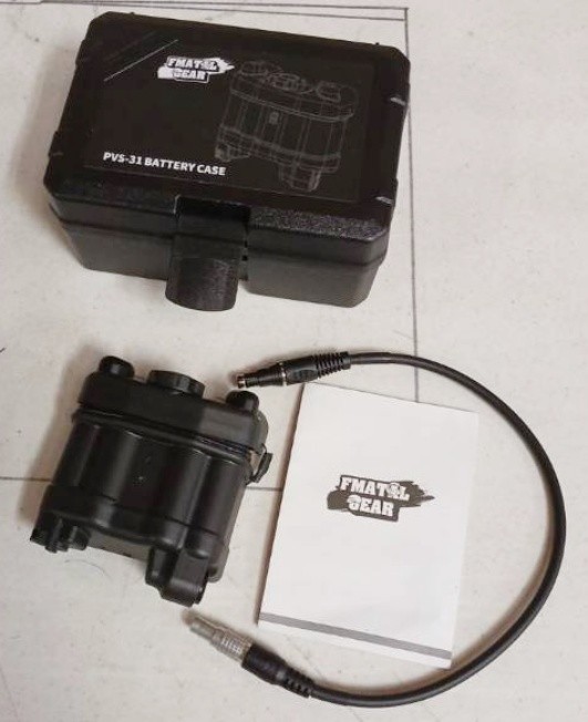 FMATAL GEAR PVS 31 NVG Battery Pack Case with Function for Tactical Helmet