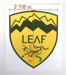 ARCTERYX LEAF Decal Sticker – Water-Resistant * 3 7/8 in. x 2 7/8 in.