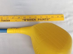Vintage 1972 Empire Blow Mold Plastic Fat Barrel/Chubby Baseball Wiffleball Bat