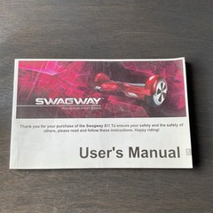 Swagway X1 Hover Board Without Charger Blue medium sized hover board Used