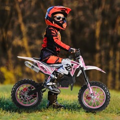Gas Dirt Bikes Mini Dirt Bike 50CC 2-Stroke Gas Bike Motocross Moto for Kids