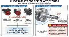 High-Performance 3/4″ Centrifugal Clutch – 10 Tooth for 212cc Predator Engines