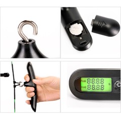 Archery Bow Scale 0-110lbs Draw Weight Compound Recurve Bow Peak Hold Weight