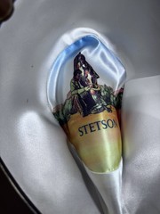 Stetson Silver Belly Gus Western Cowboy Hat 4X Beaver 7 3/8 VINTAGE Made In USA