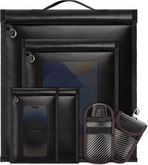 6pack Faraday Bags, Large Faraday Cage, Anti-Tracking Faraday EMP Bag for Lap…