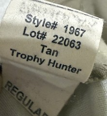 Tailored Sportsman 1967 Trophy Hunter Breeches Tan 32R – See description