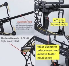 Compound Bow 60LBS Bow Set fun outdoor shooting steel balls