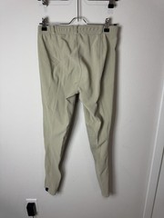 Irideon Women’s Beige Knee Patch Breeches XL Cotton Blend Made in USA