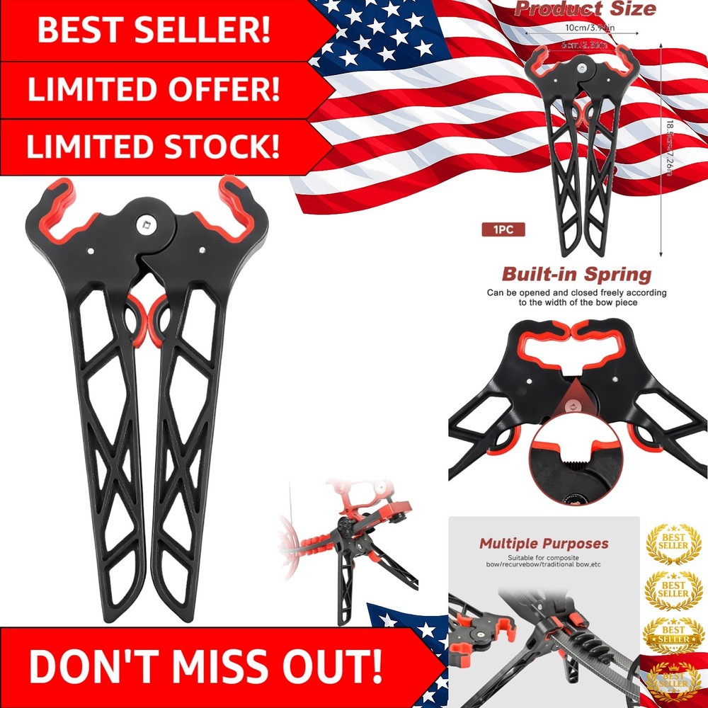 Scratch-Resistant Foldable Compound Bow Rack – Perfect for Hunting & Practice
