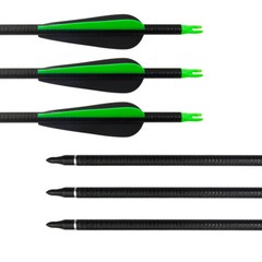 6/12pcs Fiberglass Arrows Hunting Archery Target Arrows Recurve Bow Longbow Hunt
