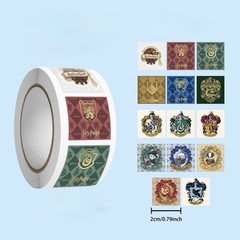40Pcs Random Harry Potter Mini Hogwarts House Crests Label Stickers Gift Party