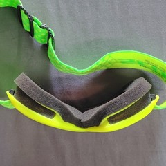 SCOTT Junior Witty Enhancer Snow Goggles Green/Yellow Frame Tinted Amber Lens