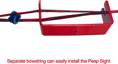 Archery Peep Sight Tubing, 1/4″ 3/16″ Tube Peep Sights with Bowstring Separator
