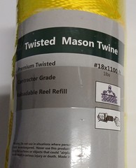 Erin Rope TSTY1100 #18×1100′ Yellow Premium Twisted Nylon Twine (Mason Line)